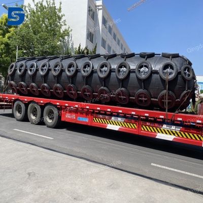 Τύπος σλίνγκ Αερογεμισμένα ελαστικά φτερά για πλοίο-στο-πλοίο και πλοίο-στην αποβάθρα