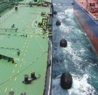 Μεγέθη ISO 17357 κιγκλιδωμάτων Yokohama σκαφών Shunhang μαύρη θαλάσσια αποβάθρα